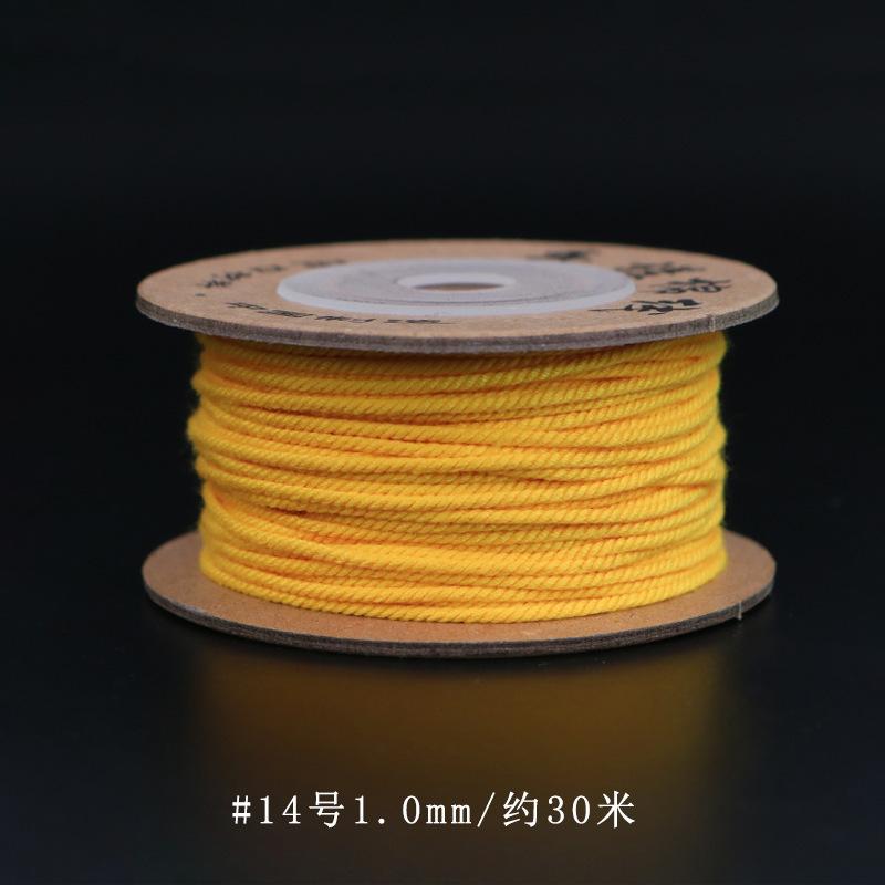 Filo di Cotone Tibetano Strofinato a Mano, Braccialetti Intrecciati a Mano, Stelle Luna, Perle Bodhi Buddha, Nappe, E Fili da Gioco