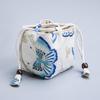 White Butterfly Teacup Storage Bag