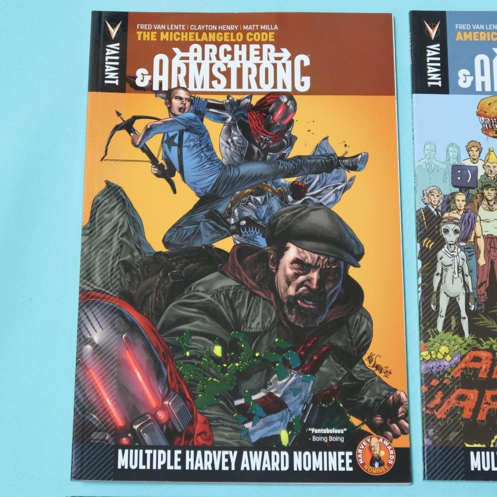 [USED] Sale! Foreign Books American Comics RCHER & ARMSTRONG VALIANT 4 books