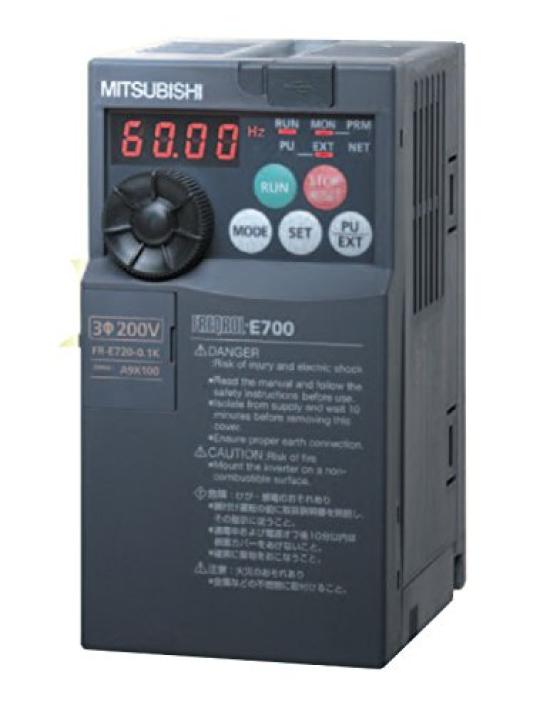 

Mitsubishi Electric Small Powerful Inverter FR-E720-2.2K чорний