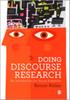 The Doing Discourse Research : An Introduction for Social Scientists Book