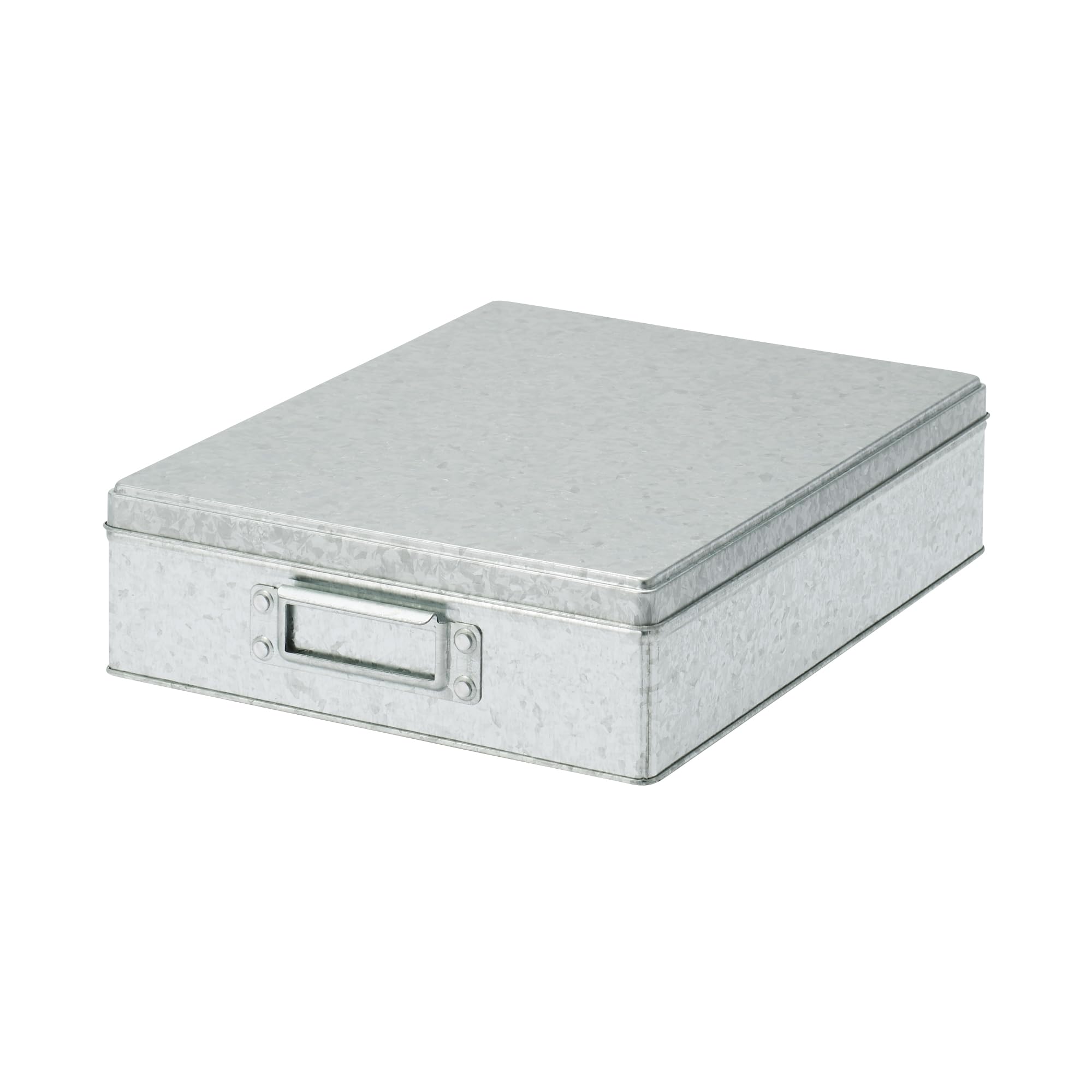 

MUJI Large Galvanized Iron KGG25A1S Box, 8.5cm Tall,