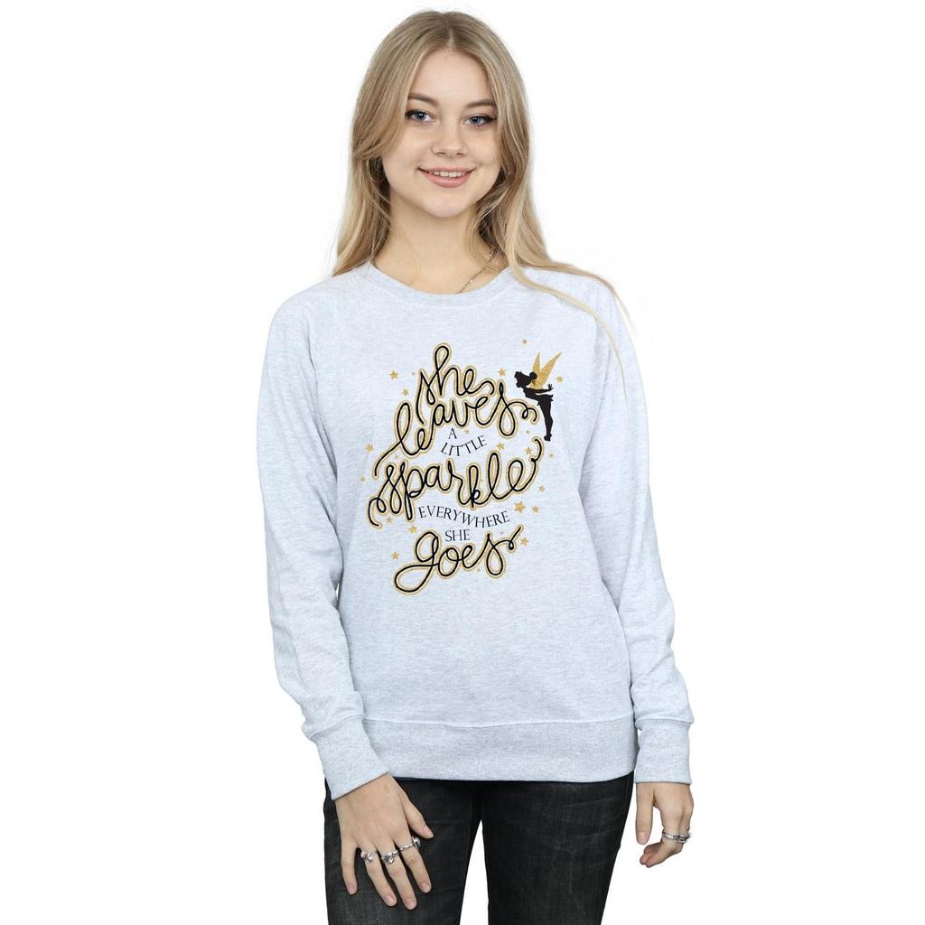 Disney Womens/Ladies Tinkerbell Stars Sweatshirt