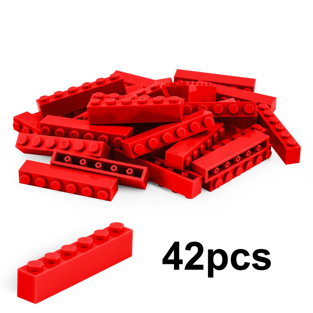 100g1x6high brickBuilding Blocks Thick FiguresBricks Dots Educational Creative SizeCompatible With Plastic Toys forChildren