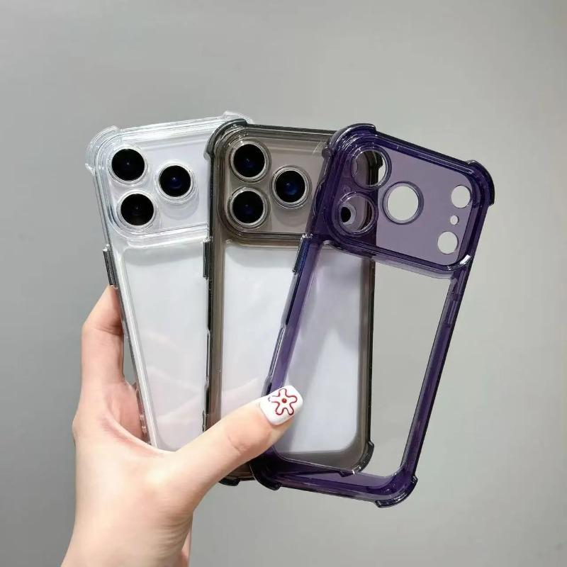 Luxuriöse stoßfeste transparente Handyhülle für iPhone 17 Pro 16 15 14 13 12 11 17 Pro Max 17 Air Klare weiche Bumper-Hüllen Abdeckung
