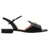 Gucci Interlocking G-logo Leather Sandals 729957 C9D00 1000