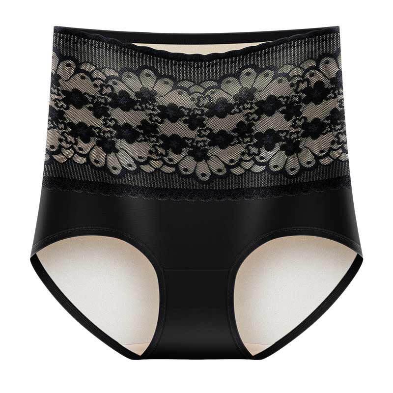 Bielizna termiczna damska z wysokim stanem i podszewką z aksamitu