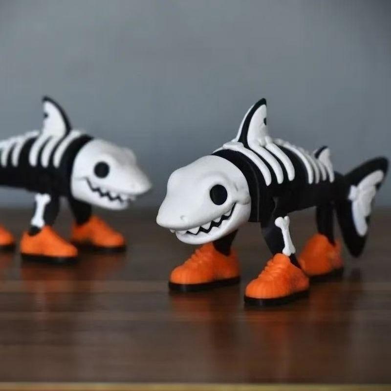 1PC Halloween Limited Tralalero Tralala Shark Collectible Figurine Toys Italian Brainrot  Tung Tung Tung Sahur Cappuccino Toy