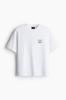 H M Loose FiT PrinT T sHirT wHiTe New York