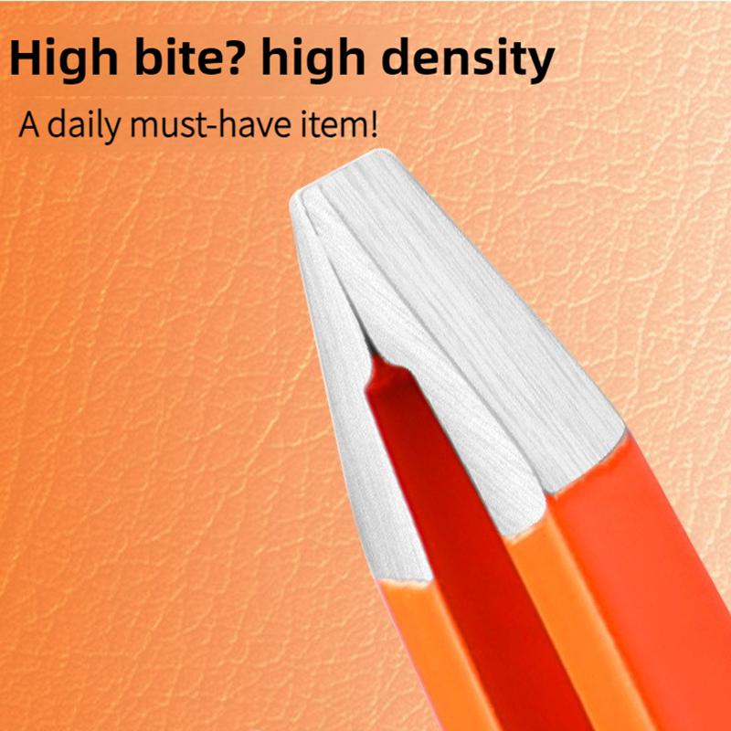 New Classic Color 4-piece Set Tweezers Beauty Tools Tight Clamp Hair Removal Clip Trim Eyebrows Fine Hair Portable Tweezers