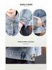 Women's Retro Heavy Embroidery Denim Jacket - 2024 Spring & Autumn Trend, Stand Collar, Chinese Style, Short Design