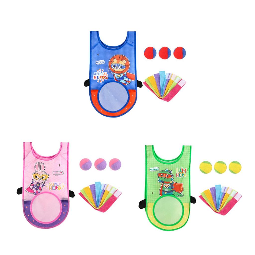 Dodgeball Game 3 Sticky Ball Toy Activity Equipment for Indoor Outdoor Beach