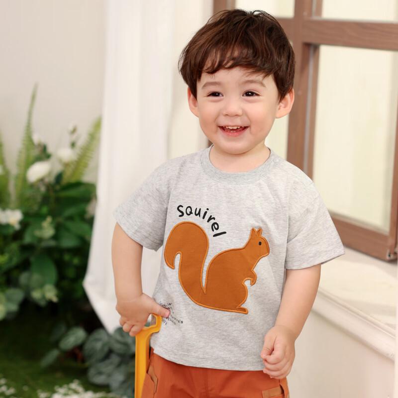 LUSON 2025 Summer Baby Boy Cartoon T-Shirt