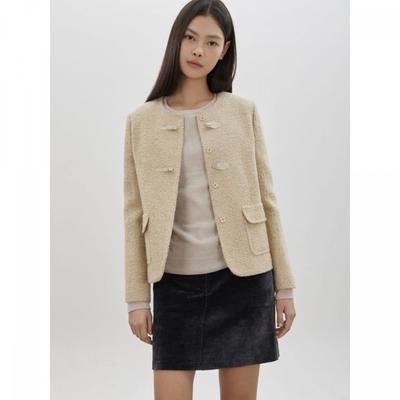 Veste Cc Collect à col rond et détail boucle C261msf104