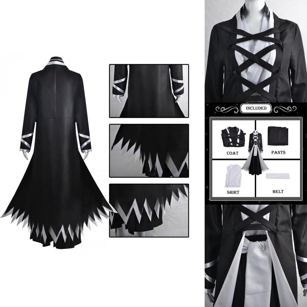 Vysoce kvalitní Bleach Kurosaki Ichigo Roucho Cosplay Kostým Halloween Karnevalová Párty