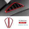 Real Soft Carbon Fiber Sticker For Seat Leon 2005 2006 2007 2008 2009 2010 2011 2012 Car Air Outlet Instrument Panel Trim
