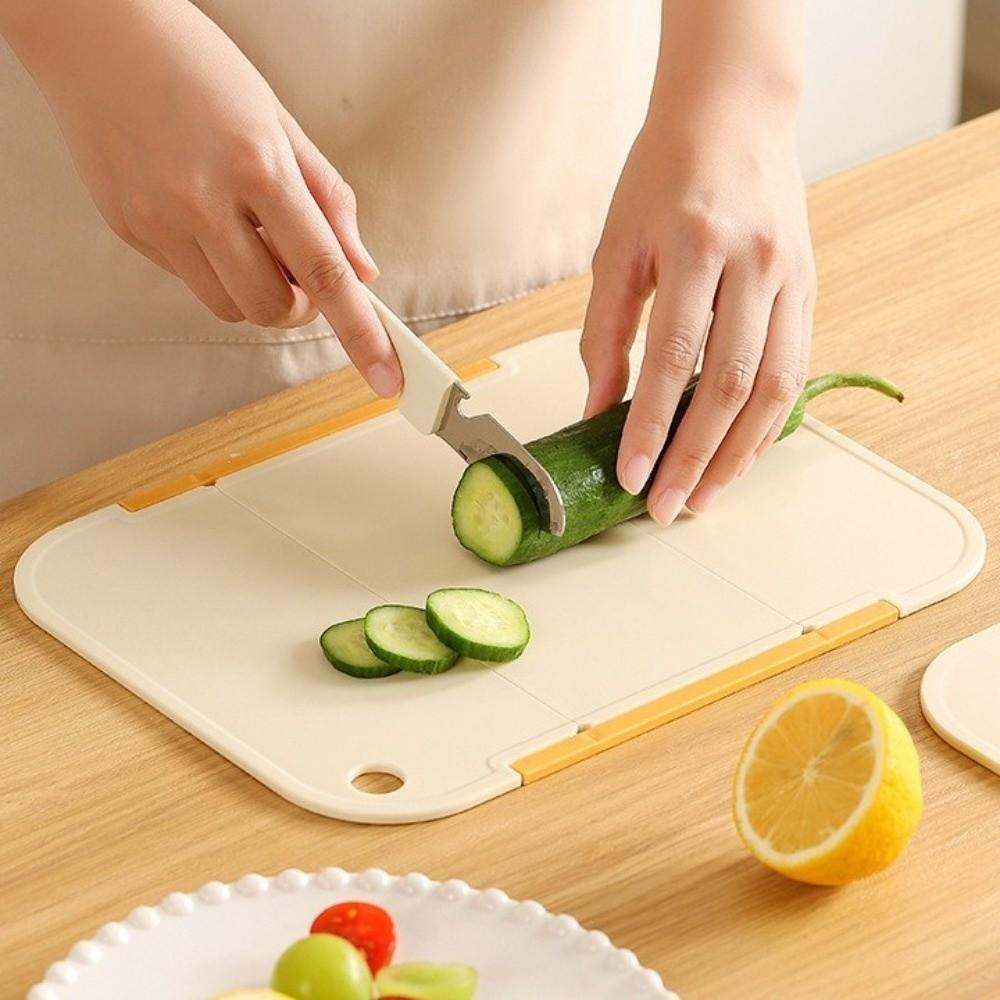 Non-Slip Folding Cutting Board Food Grade Baby Food Board Kitchen Chopping Board  Fruits Cutting
