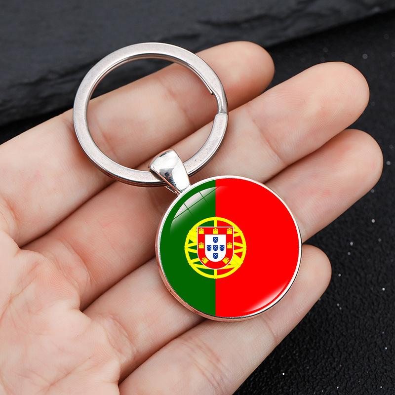 European Cup & World Cup National Flag Keychain Ornaments