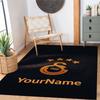 Galatasaray 310 Personalized Name Carpet Suitable for Game Room Bedrooms Playrooms Hallway Anti-slip Rug Office home decor