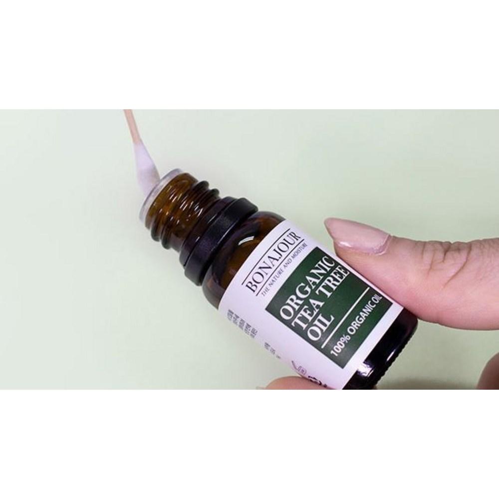 BONAJOUR Huile d'arbre à thé biologique, 10 ml, 1 unité