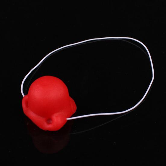 6 Stück Clownsnase Mehrzweck Rote Nase mit Gummiband Cosplay-Requisiten für