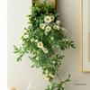 Stylish Daisy Pendant Faux Flower Vine for Indoor Wall Decoration and TV Background