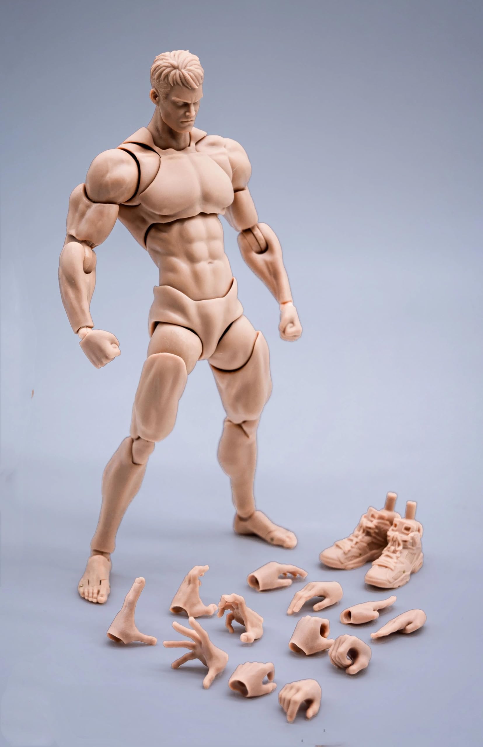 

[Tbmodel] Wind toys 1/12 action figure, muscular male, body set, action figure, white skin