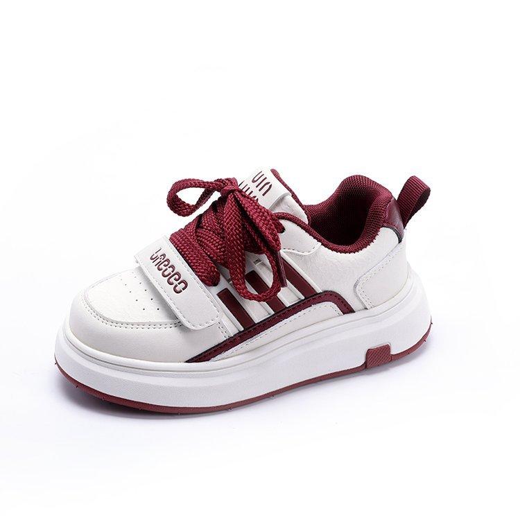 

Children s sports shoes, new spring models, low-top sneakers for kids, running shoes, white shoes, versatile and fashionable sports shoes 27 красный