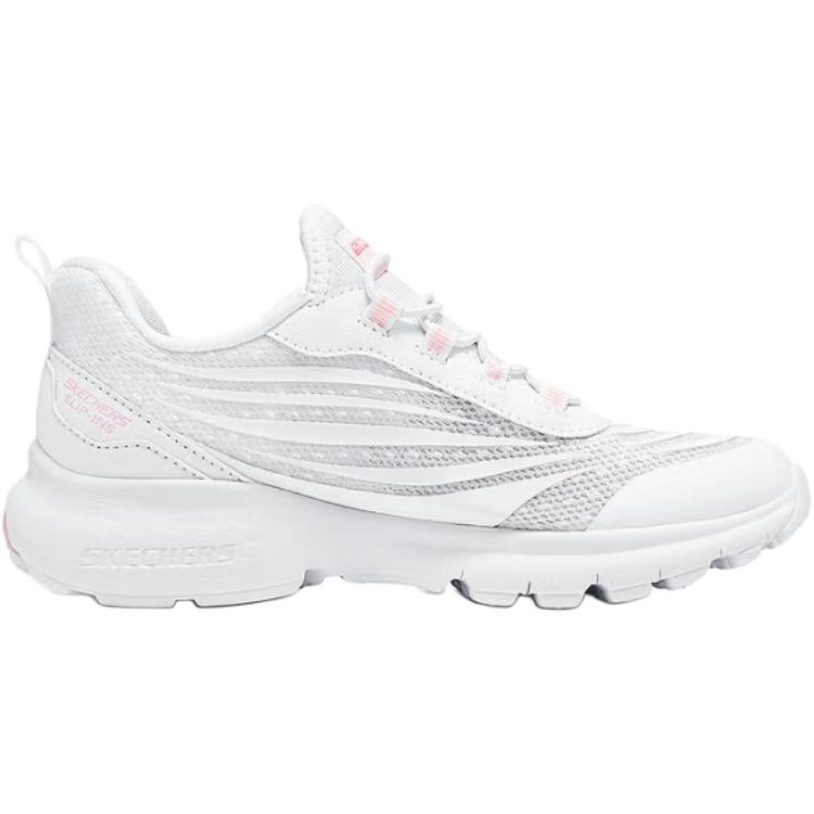 Skechers Kids Comfortable Soft Versatile Non-Slip Wear-Resistant Low-Top Casual Shoes Kids Sneaker White 303975L-WHT