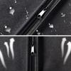 Black Color Suit Dust Cover Small Size Non Woven Fabrics Hanging Garment Bag Lightweight Transparent Window Suit Cover