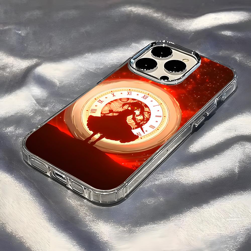 Anime Date A Live Tokisaki Kurumi Cute Phone Case For IPhone 17 Pro Max 16 15 14 Pro Max IPhone 13 Pro Max 11 Plus Transparent C