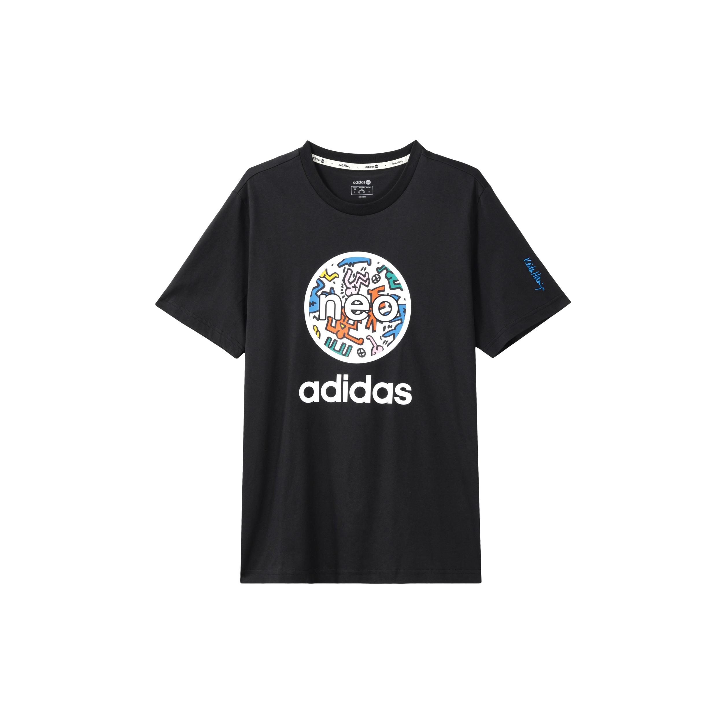 Футболка Adidas Neo x Keith Haring Унисекс Черная HD7271 XL