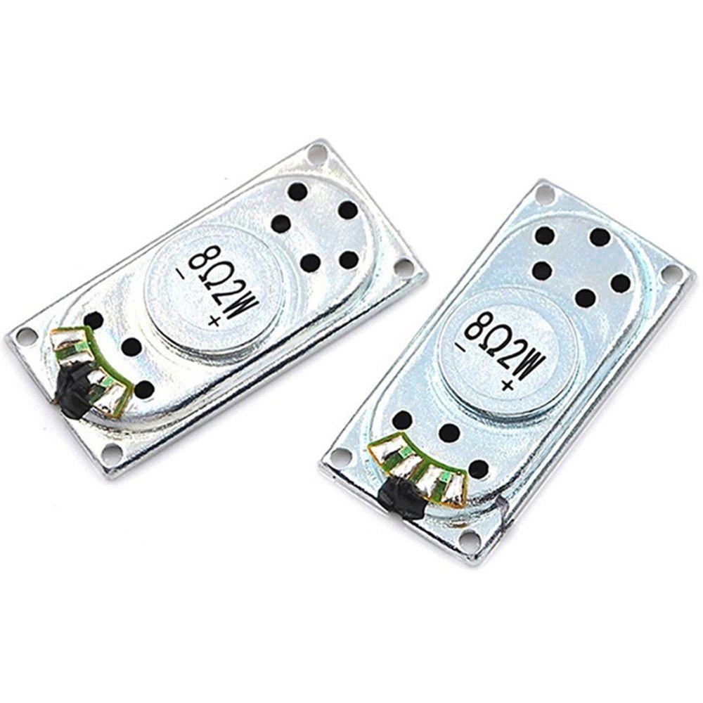 

2pcs Mini 2W 8Ohm Speakers Notebook Speaker DIY Audio срібний