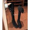 Lamb Wool Over the Knee Boots Women's Autumn and Winter Thick-soled Boots Thickened Velvet Cotton Boots Warm Snow Boots