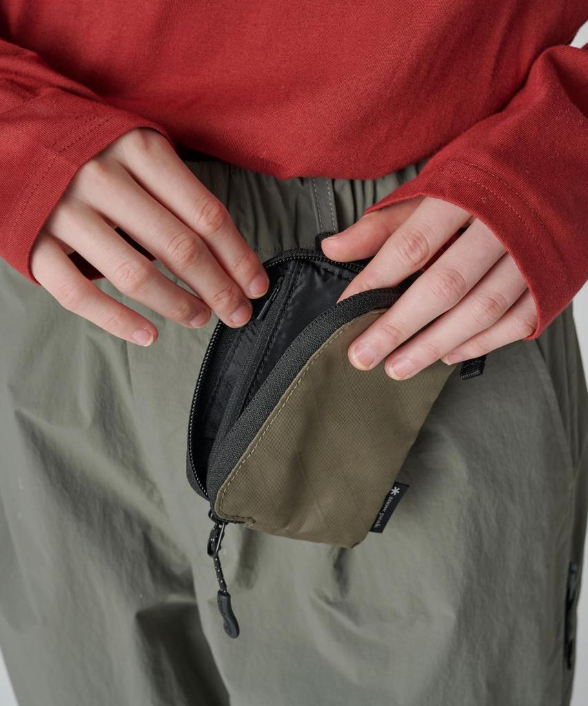 [Snow Peak] ECOPAK Sling Wallet Mini Wallet OLIVE AC-25SU414