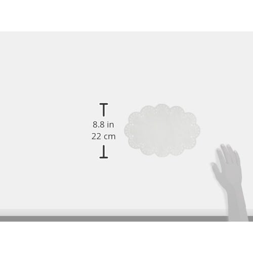 Taisei Lace Paper, No. 12, Oval, Japan (500 Sheets) XLC03012