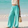 2026 New Summer Fashion Thin Casual Pants Loose Slimming Women's Solid Color Long Pants