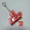 New 2/3/4 Keys Keyboard Keychain Key Button Pass The Time Keycap Keychain Transparent Stress Relief Pinch Adult