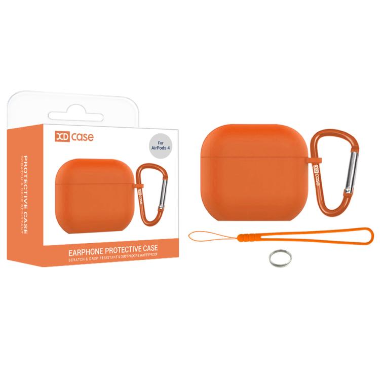 For AirPods 4 XDcase 2.5mm Thick Silicone Earbud Protective Case with Hook For AirPods 4