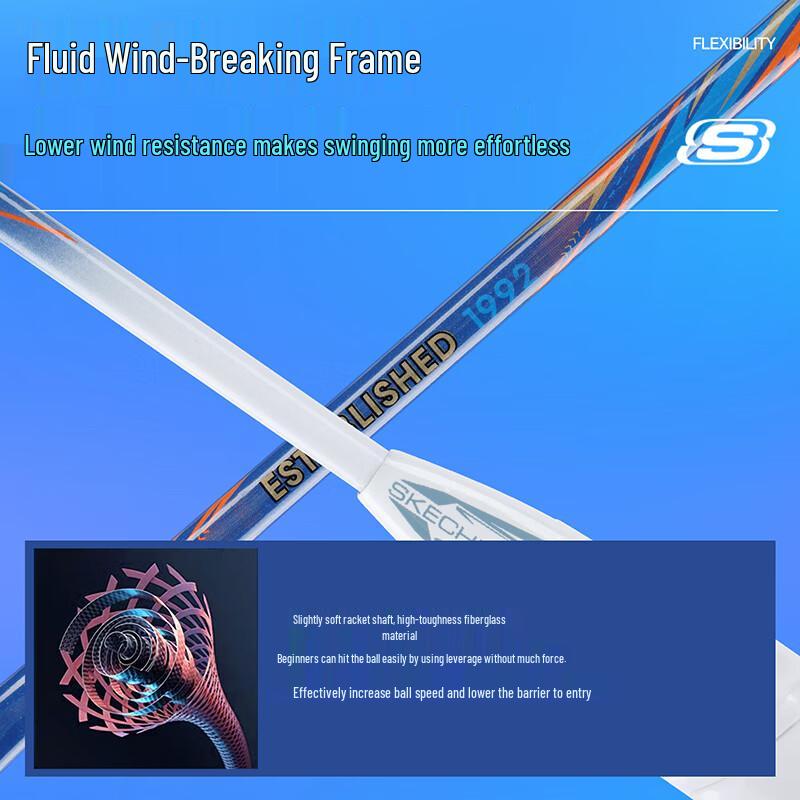 Skechers Chuxue Series Ultralight Carbon Alloy Badminton Racket
