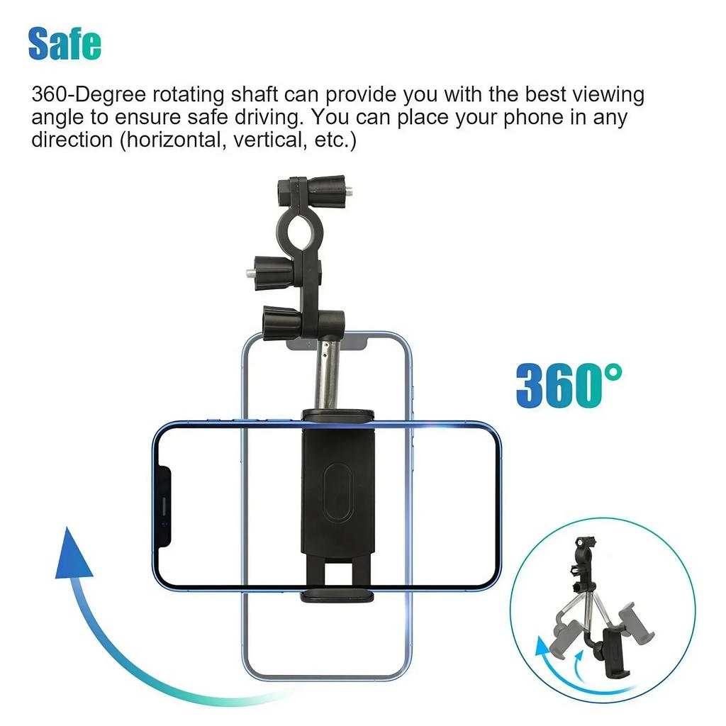 Xiaomi 360 Degree Car Rearview Mirror Phone Mount Adjustable GPS Smartphone Holder Stand Universal for All Cars