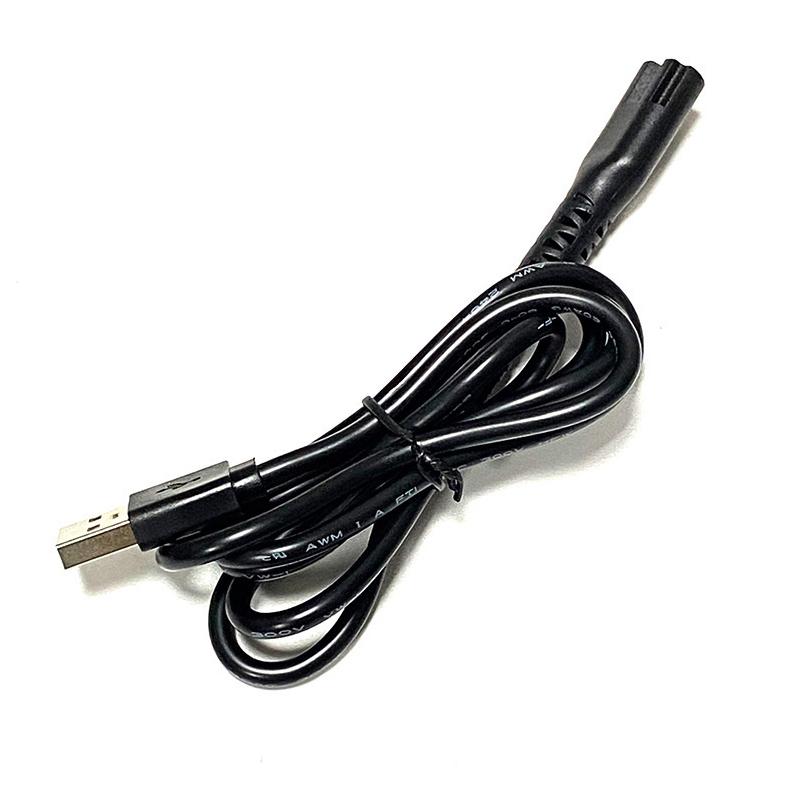 

Кабель USB для зарядки 5 В, адаптер, шнур, блок питания для электрических машинок для стрижки волос 8148/8591/8504, аксессуары для электрической машинки для стрижки