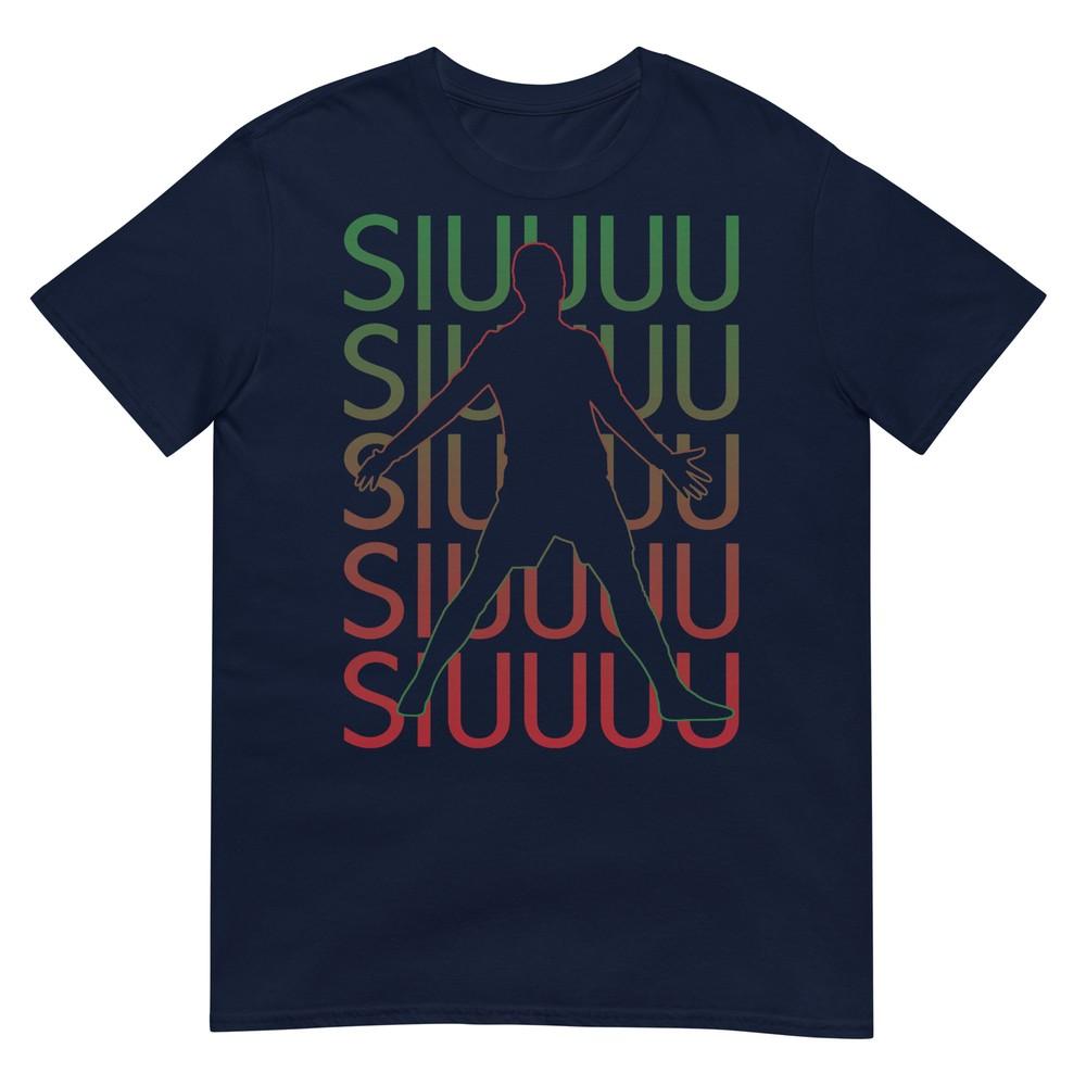 Siuuu Funny Soccer Football Boys Unisex Unisex Soccer Player Tshirt S