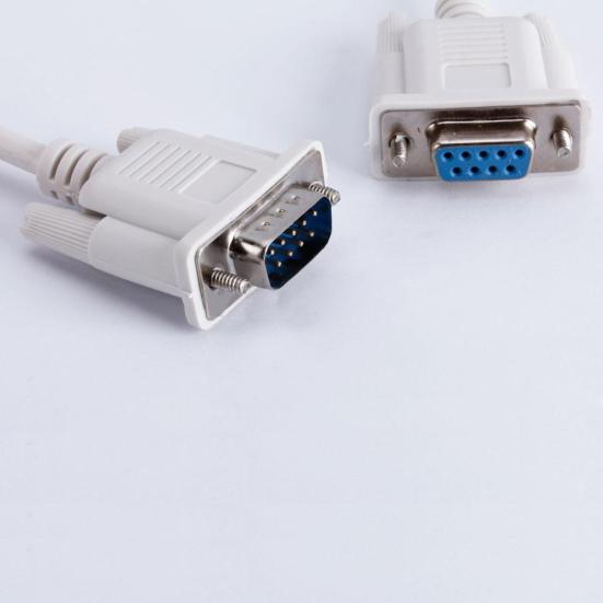 1.5M Male to DB9 9-Pin Extension Female Serial Cable RS232 for PC Laptop