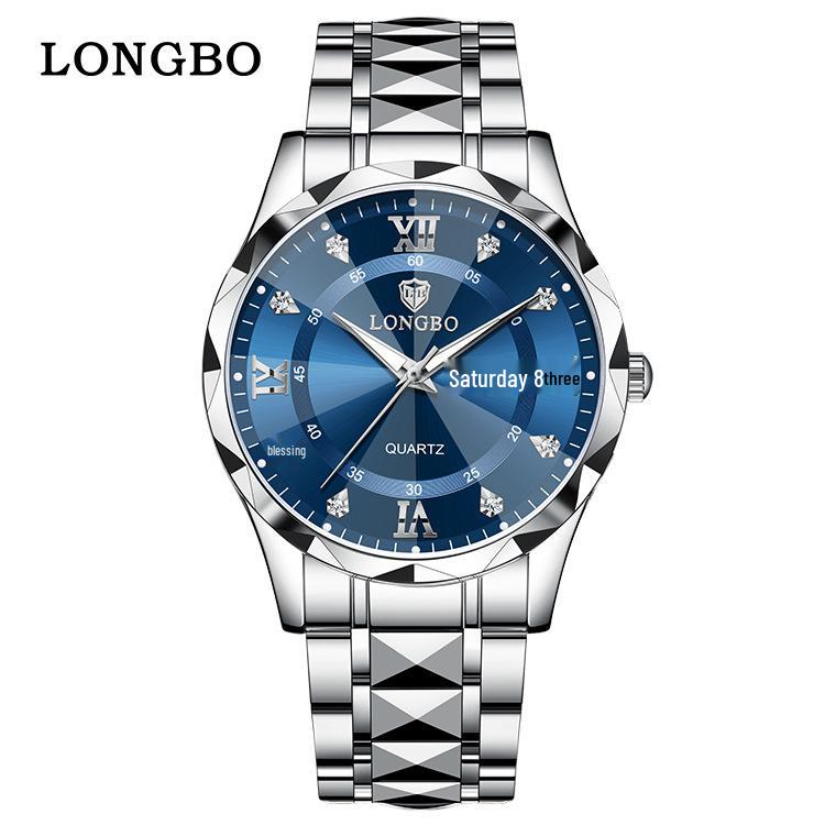Longbo Men's Fashionable Waterproof Classic Wristwatch