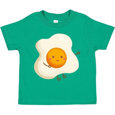 Inktastic Fried Egg Toddler T-Shirt Happy Cute Food Breakfast Child Preschooler