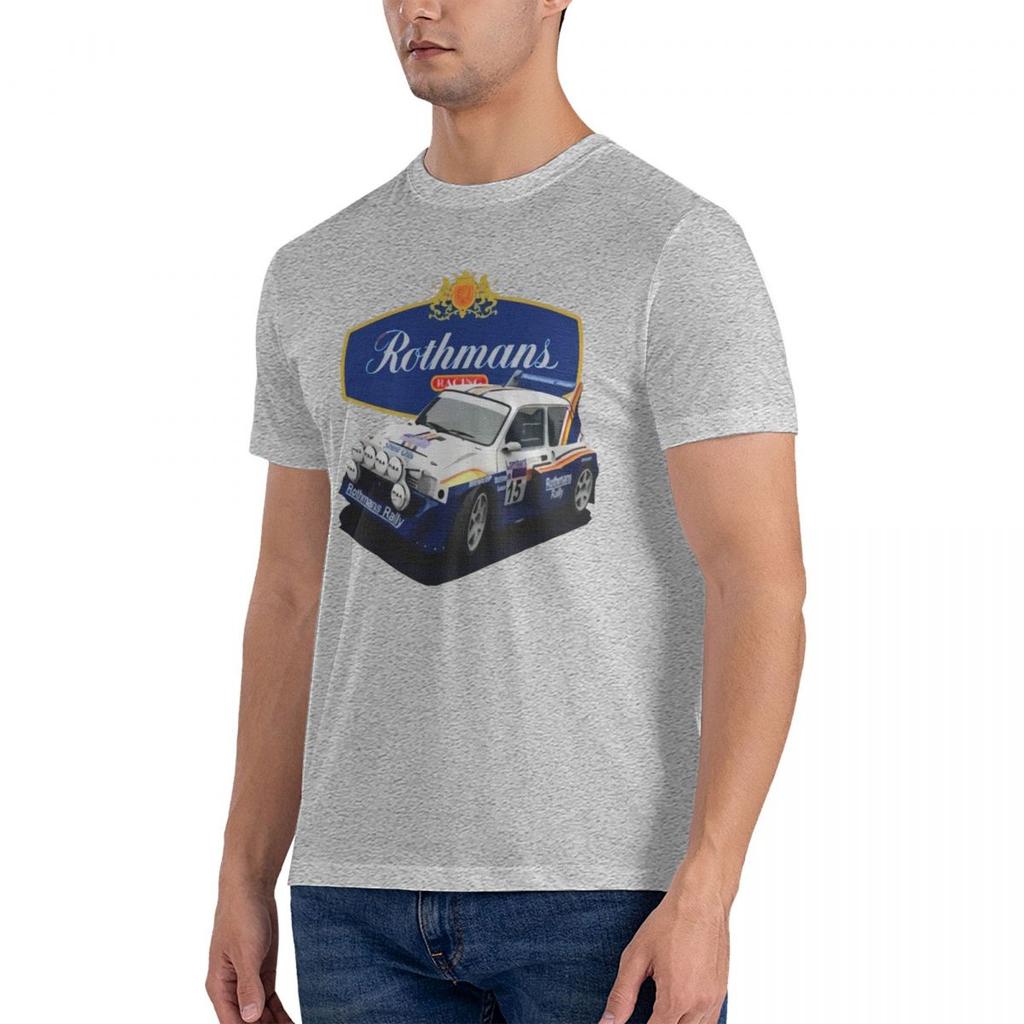 2024 Fashion British Car Fans Metro 6R4 Classic Rally Racer Car T-Shirt B Group Tee Anime Graphic Crew Neck 10 Colors T-shirts