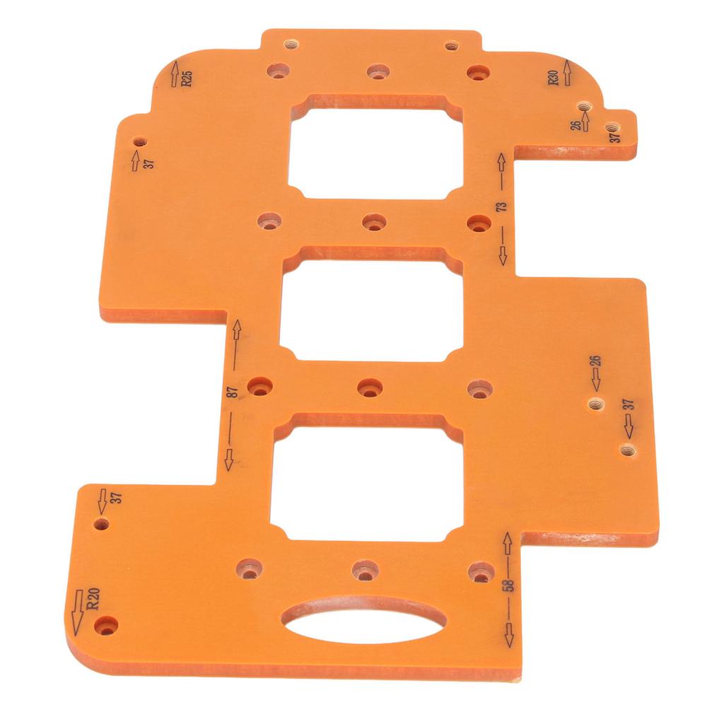 Woodworking Round Corner Radius Templates R20 R25 R30 Universal Woodworking Router Template