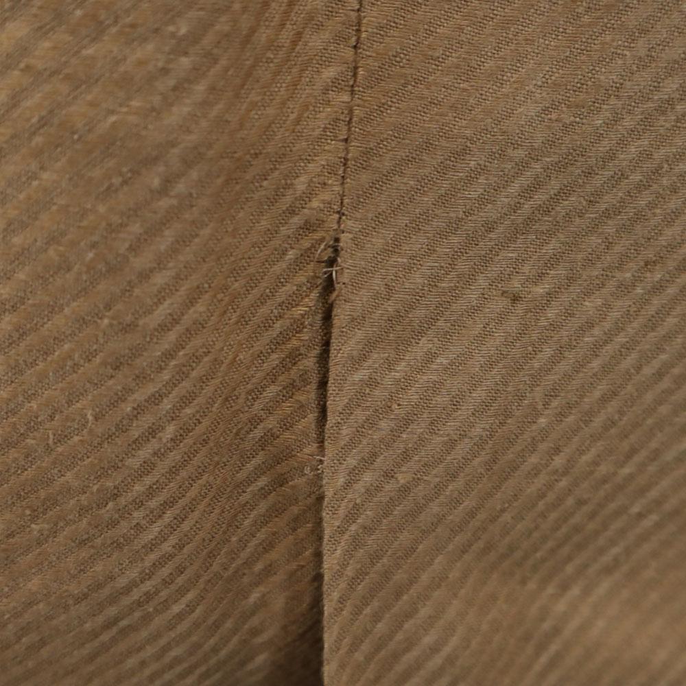 Givenchy 90s 100% Linen, Old Mimole Length Skirt 15 GLAMOUR Big Size Women Used