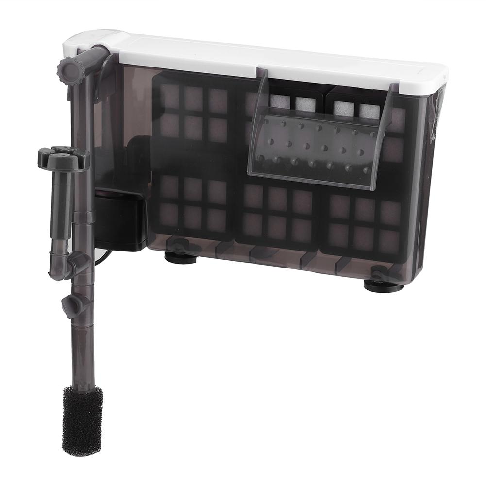 Aquarium Fish Tank Hang on Waterfall Filter Oxygen Submersible Pump Water Filtration (HF 1000)